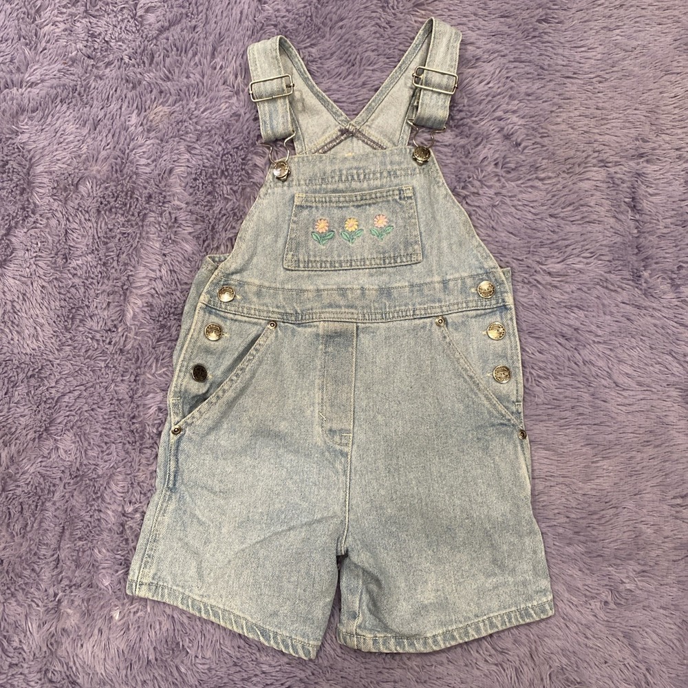 Vintage 90's  Arizona Jean Company Girls Shortfalls  Embroidered Flowers Size 5